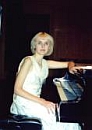 Irina Khovanskaya after a concert at University of Texas at San Antonio, TX, USA (May 2000)