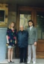 With Victor Merzhanov in Moscow, Russia (July 16, 1998)